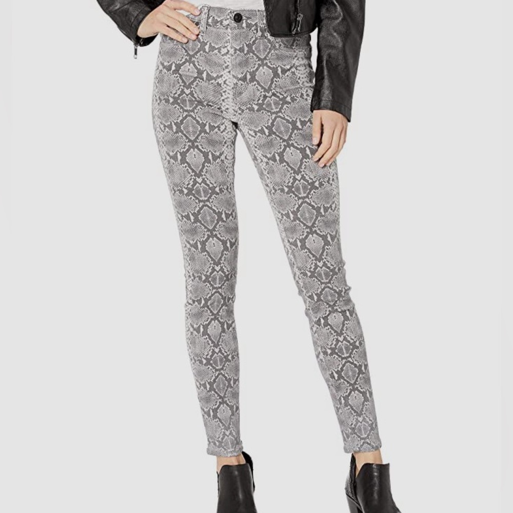NWT Hudson Barbara Snake Printโ High Waist Skinny Jean - 28
